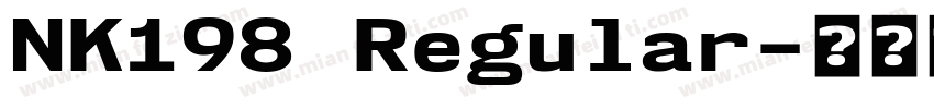 NK198 Regular字体转换